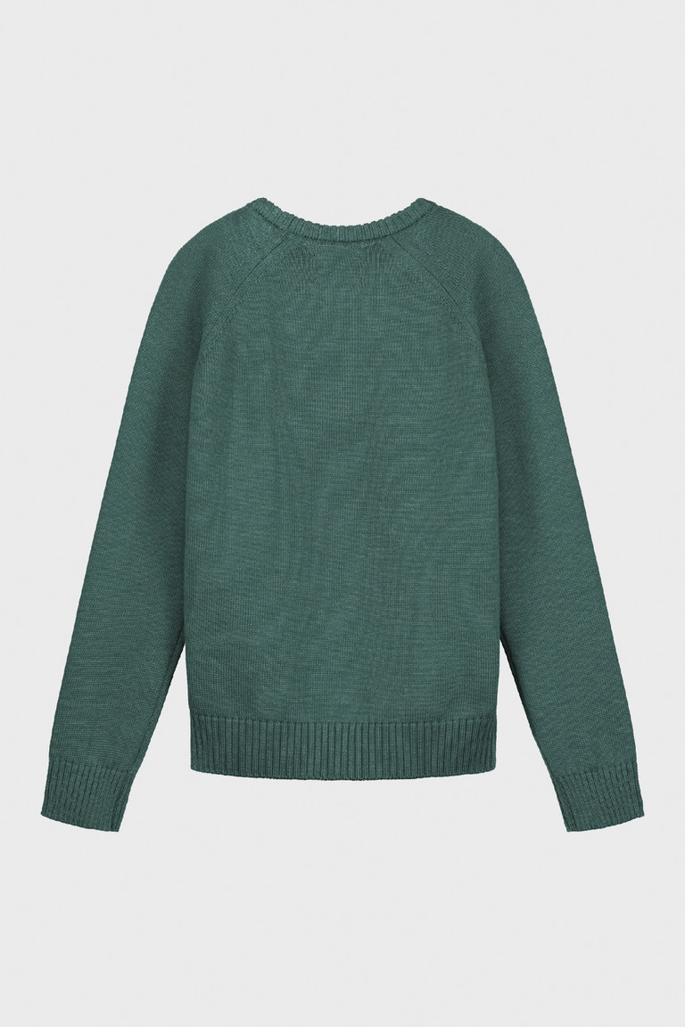 Deep Green Woolrich Merino Crewneck - Daniëlle Cathari / Women's Sweaters | 2864073-WV