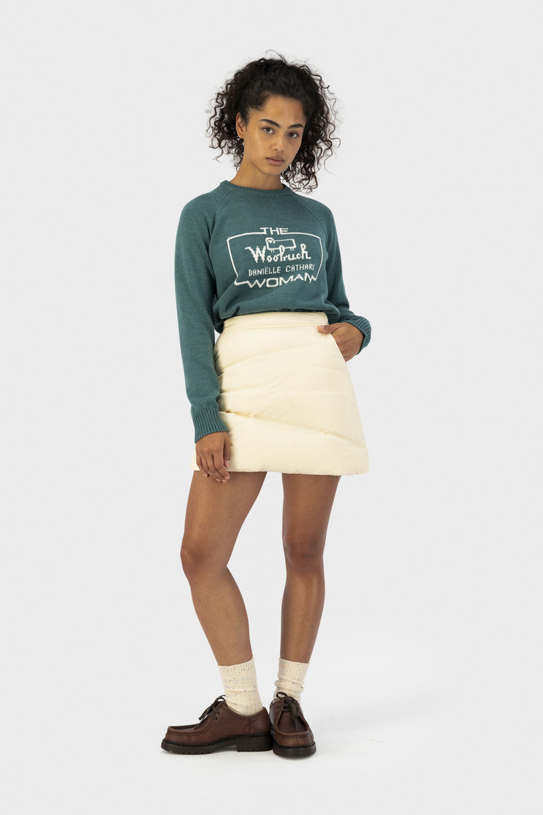 Deep Green Woolrich Merino Crewneck - Daniëlle Cathari / Women\'s Sweaters | 2864073-WV