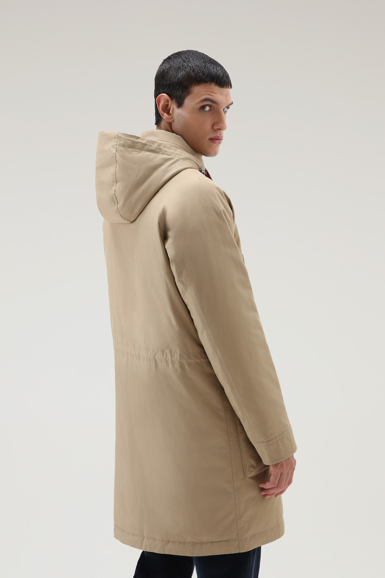 Gold Khaki Woolrich Authentic With Raglan Sleeves Men's Coats | 5471960-MV