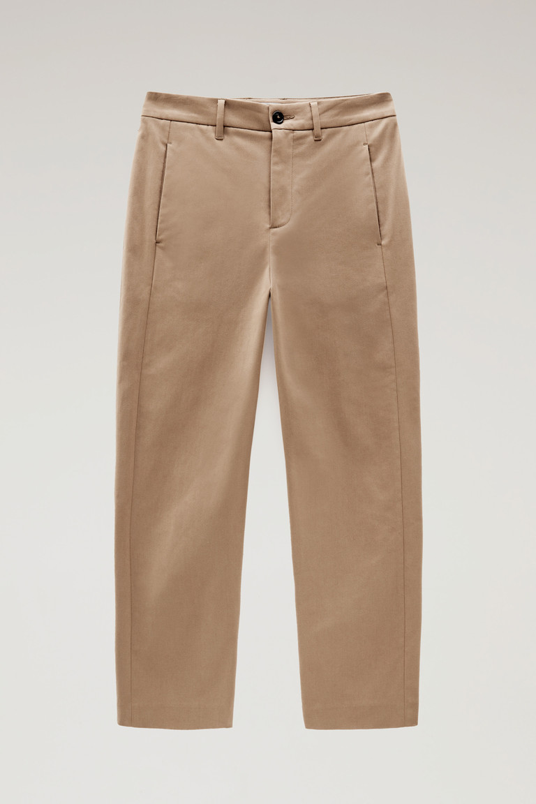 Gold Khaki Woolrich Stretch Cotton Twill Women's Pants | 6438092-JN