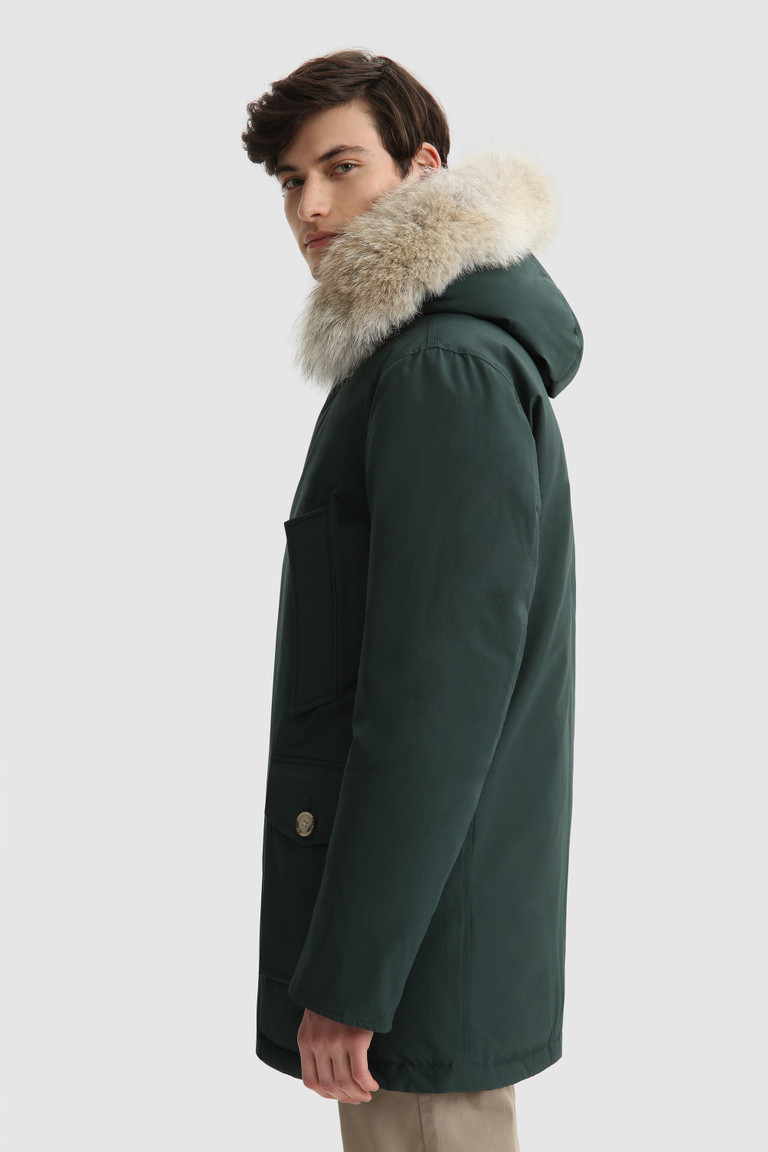 Green Woolrich Arctic In Ramar With Detachable Fur Trim Men's Parka Jackets | 4230169-QZ