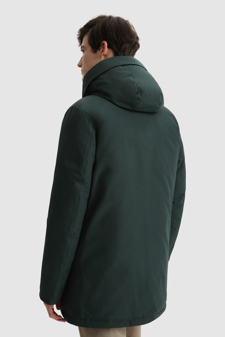 Green Woolrich Arctic In Ramar With Detachable Fur Trim Men's Parka Jackets | 4230169-QZ