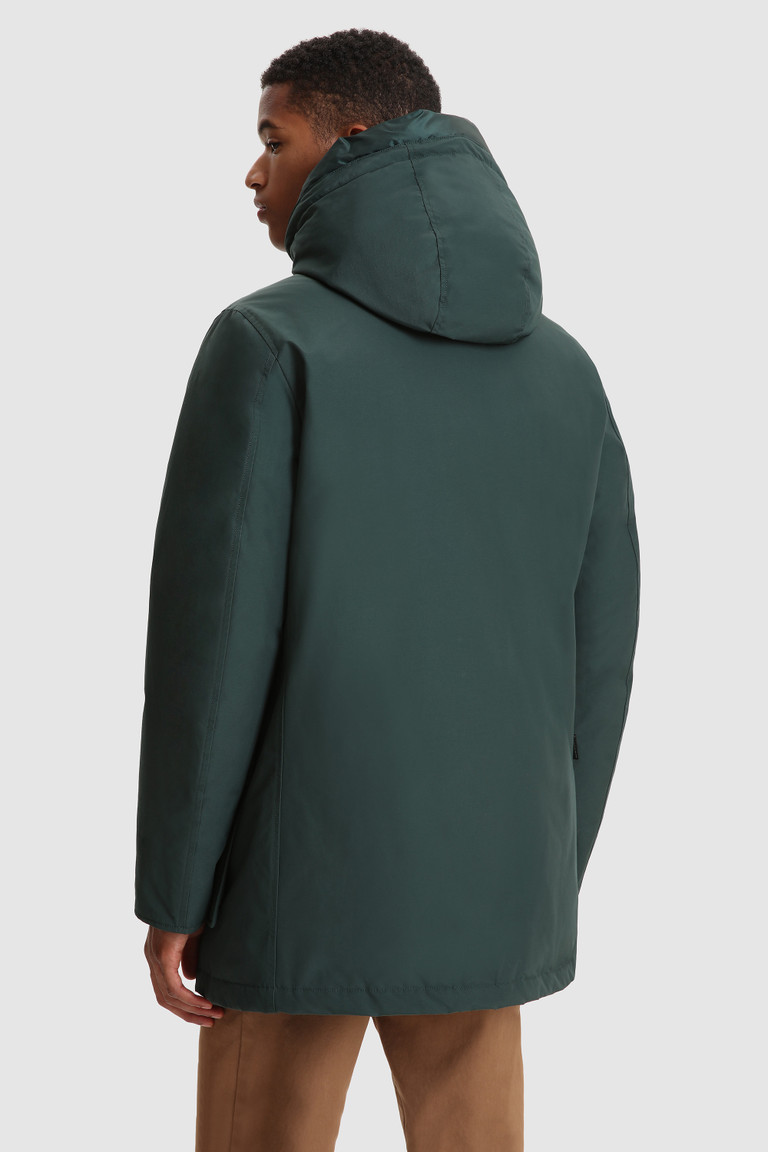 Green Woolrich Arctic In Ramar With Protective Hood Men's Parka Jackets | 1870925-KD