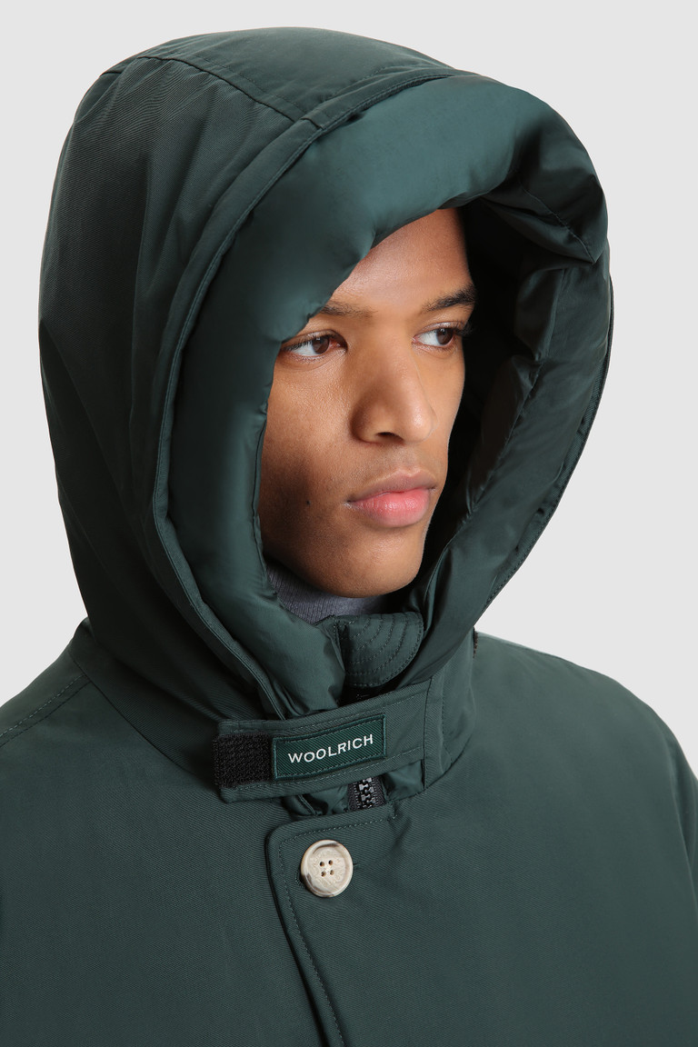 Green Woolrich Arctic In Ramar With Protective Hood Men's Parka Jackets | 1870925-KD