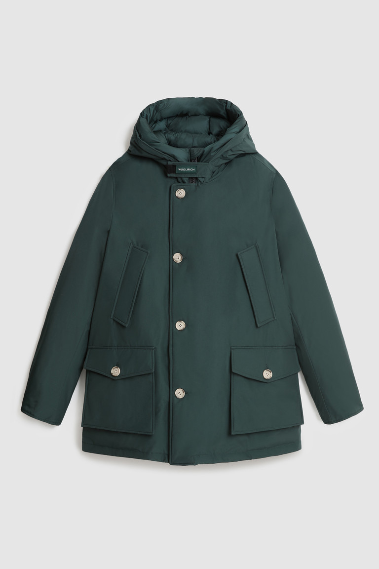 Green Woolrich Arctic In Ramar With Protective Hood Men's Parka Jackets | 1870925-KD