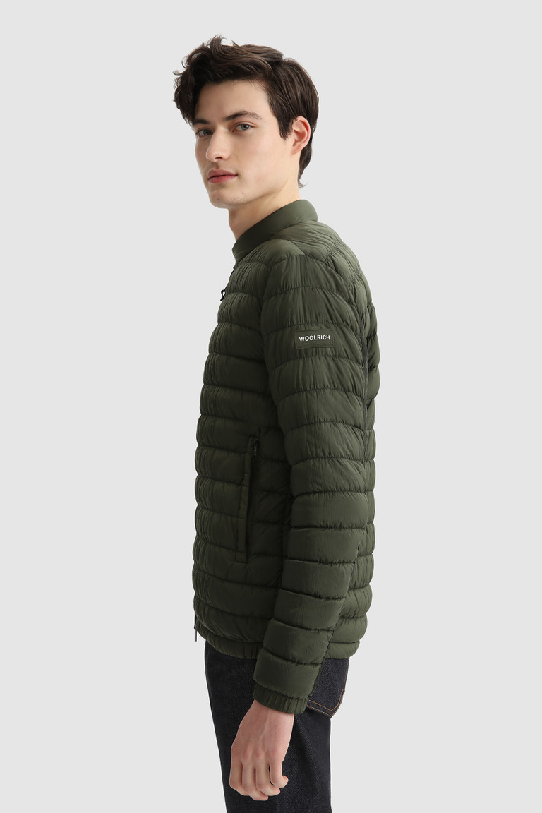 Green Woolrich Garment-Dyed Sundance Quilted Men's Down Jackets | 9138240-HT