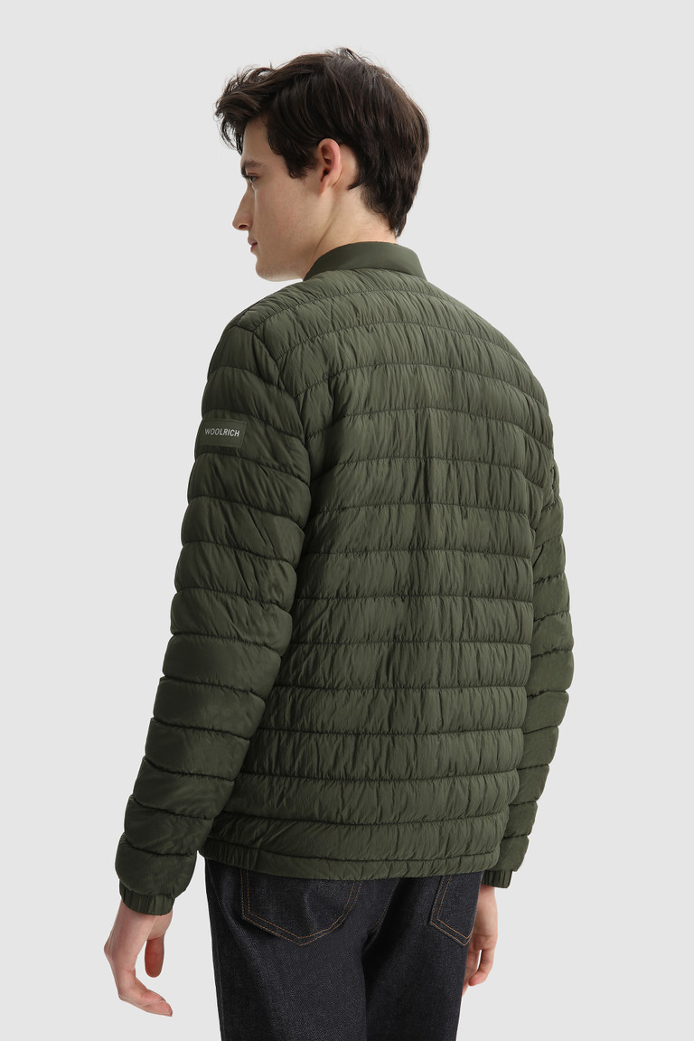 Green Woolrich Garment-Dyed Sundance Quilted Men's Down Jackets | 9138240-HT