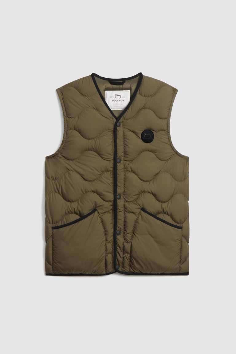 Green Woolrich Sierra Quilted Men's Vest | 3605428-XQ