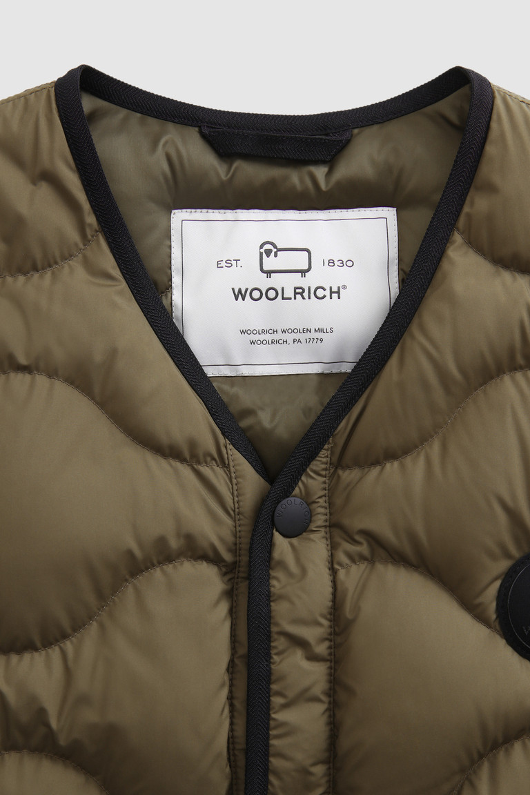 Green Woolrich Sierra Quilted Men's Vest | 3605428-XQ