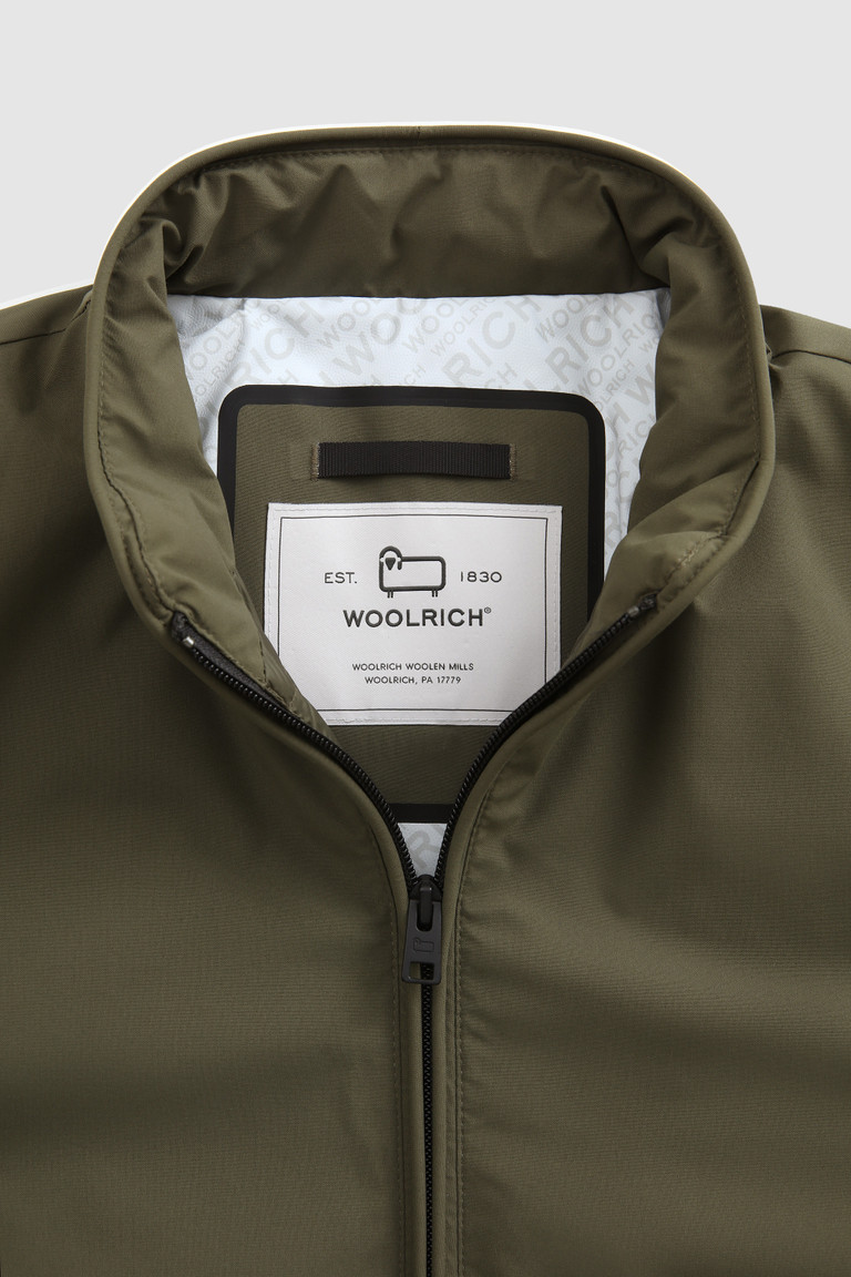 Green Woolrich Two-Layer Padded Sailing Bomber Men's Jackets | 7086123-ZG