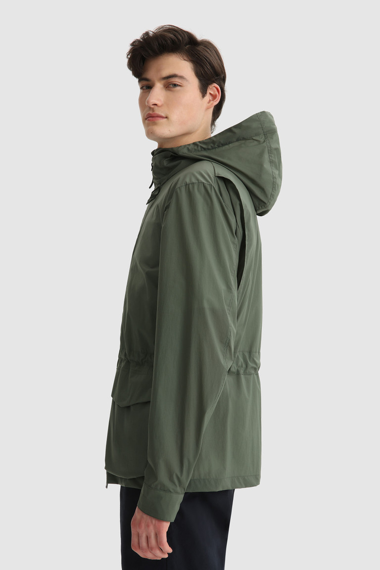 Green Woolrich Ultralight Mountain Ripstop Windbreaker Men's Jackets | 2137695-LN