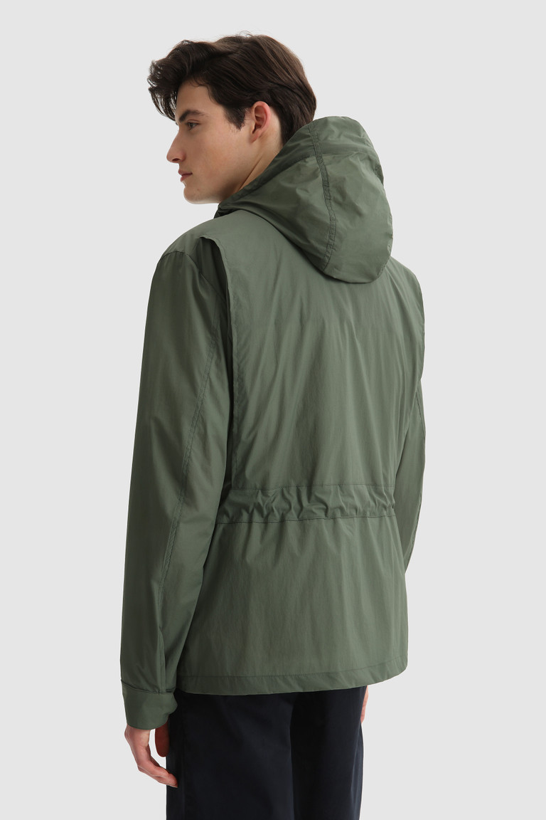 Green Woolrich Ultralight Mountain Ripstop Windbreaker Men's Jackets | 2137695-LN