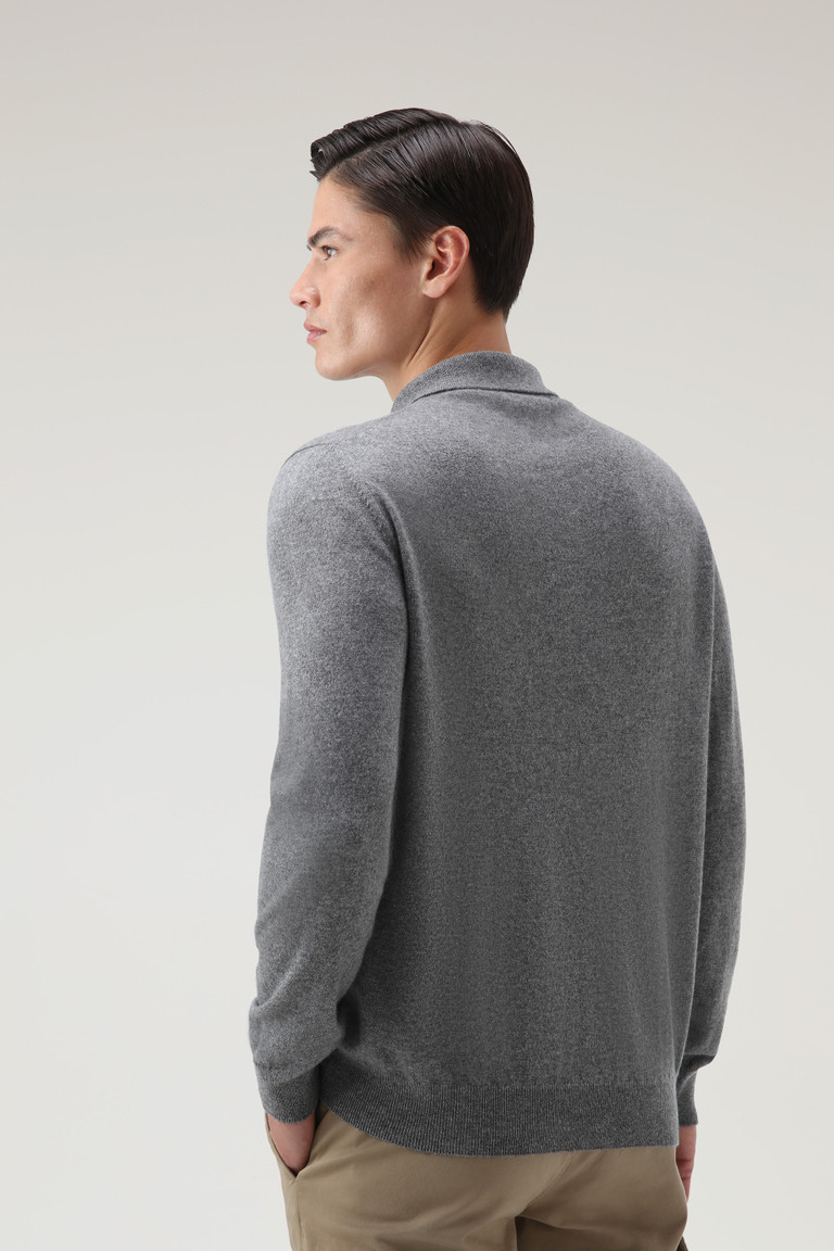 Grey Woolrich Cashmere Luxe Long Men's Knitwear | 6739854-AY