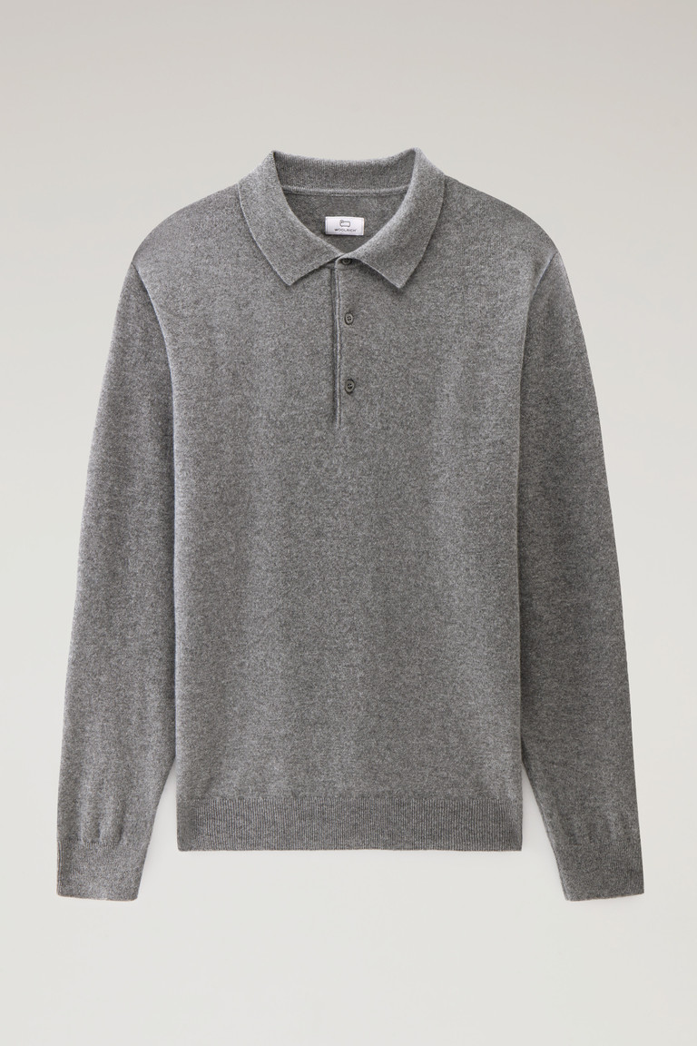 Grey Woolrich Cashmere Luxe Long Men's Knitwear | 6739854-AY