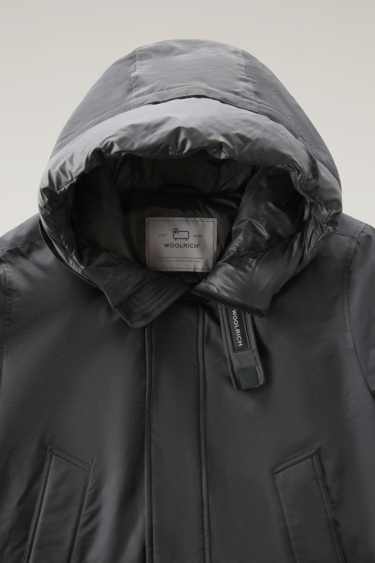 Grey Woolrich Polar With High Collar Men's Parka Jackets | 0941632-AZ