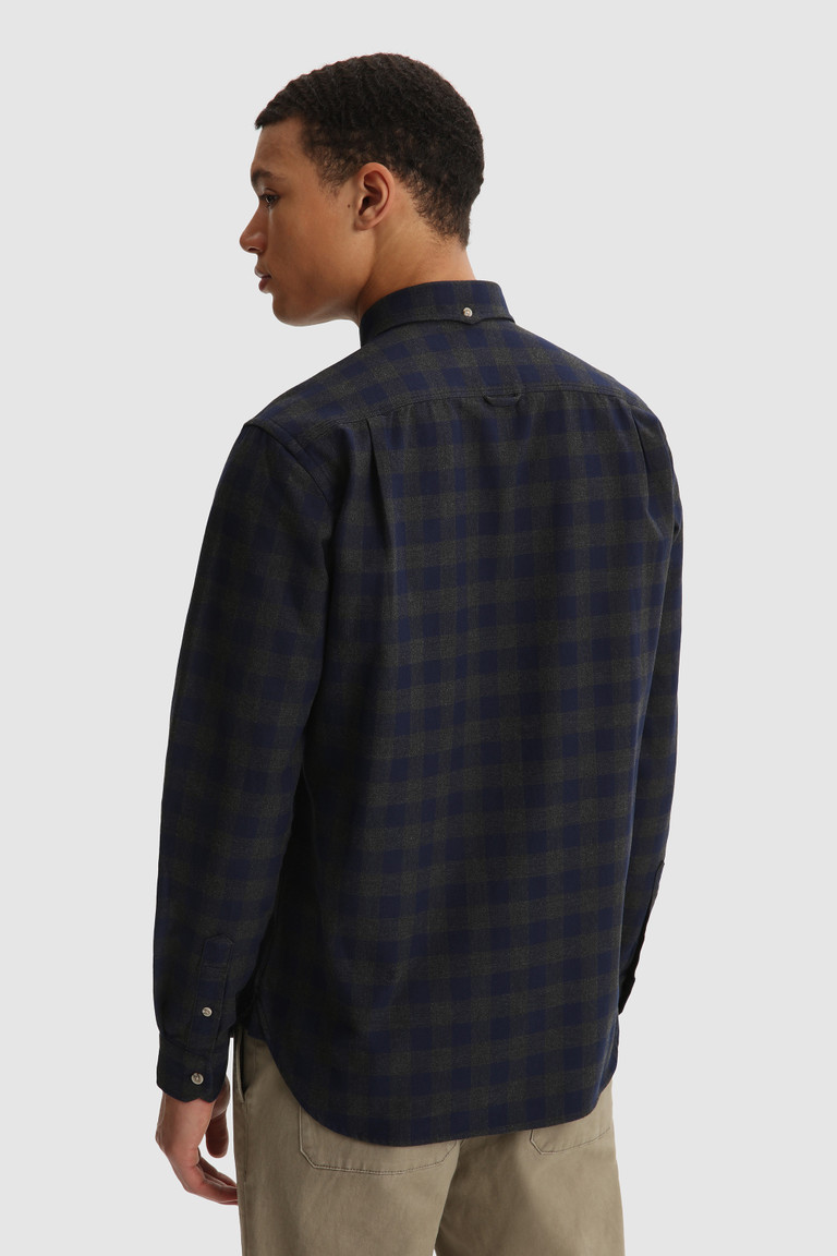 Grey Woolrich Traditional Cotton Flannel Men's Shirts | 3857961-IB