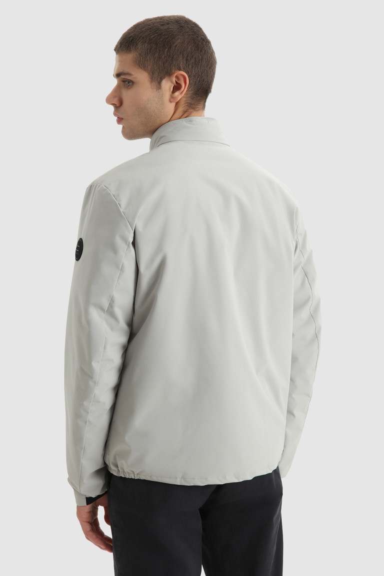 Grey Woolrich Two-Layer Padded Sailing Bomber Men's Jackets | 9812635-FY