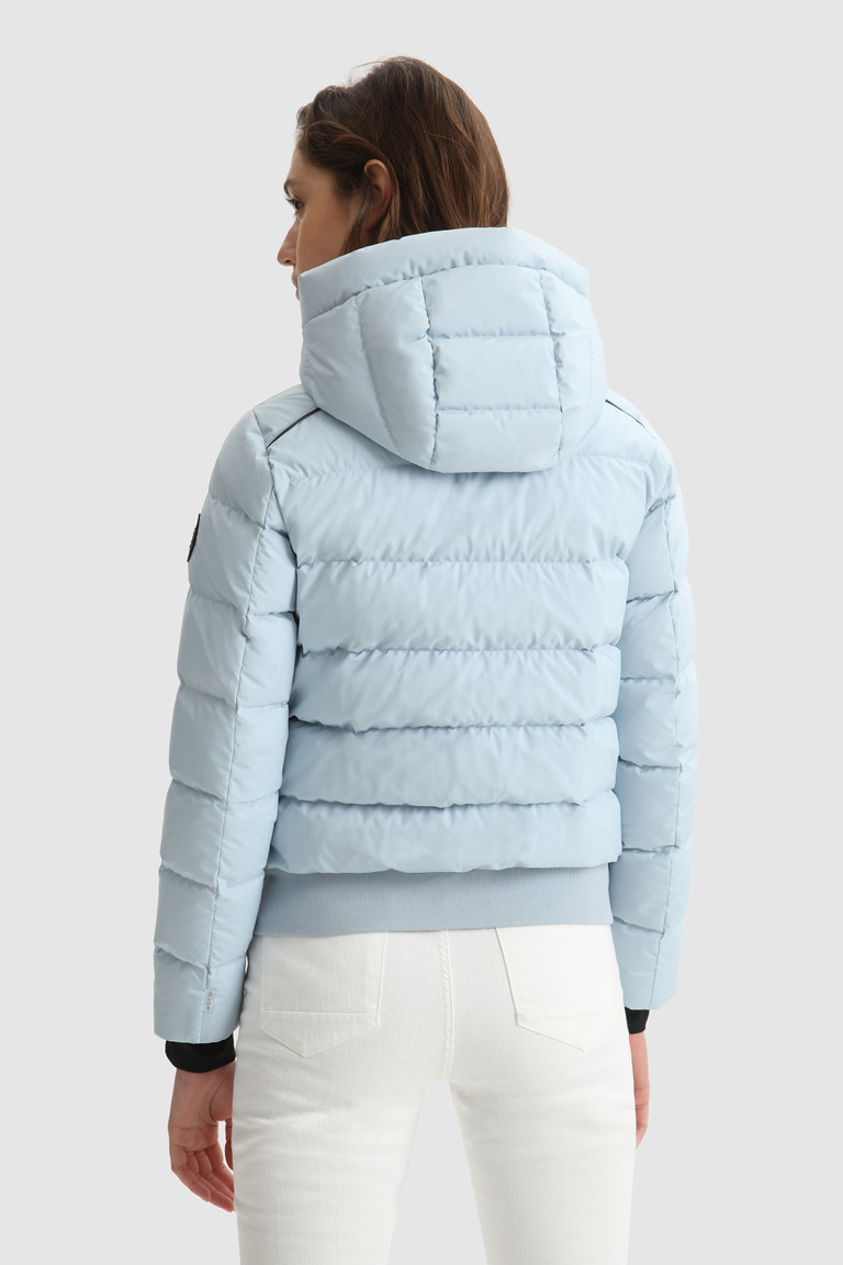 Light Azure Woolrich Gore-Tex Infinium Tacony Bomber Women's Jackets | 2068573-IC