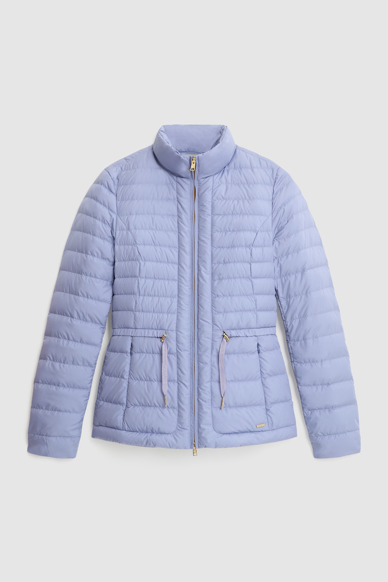 Light Azure Woolrich Hibiscus Quilted Women's Down Jackets | 7320645-BY