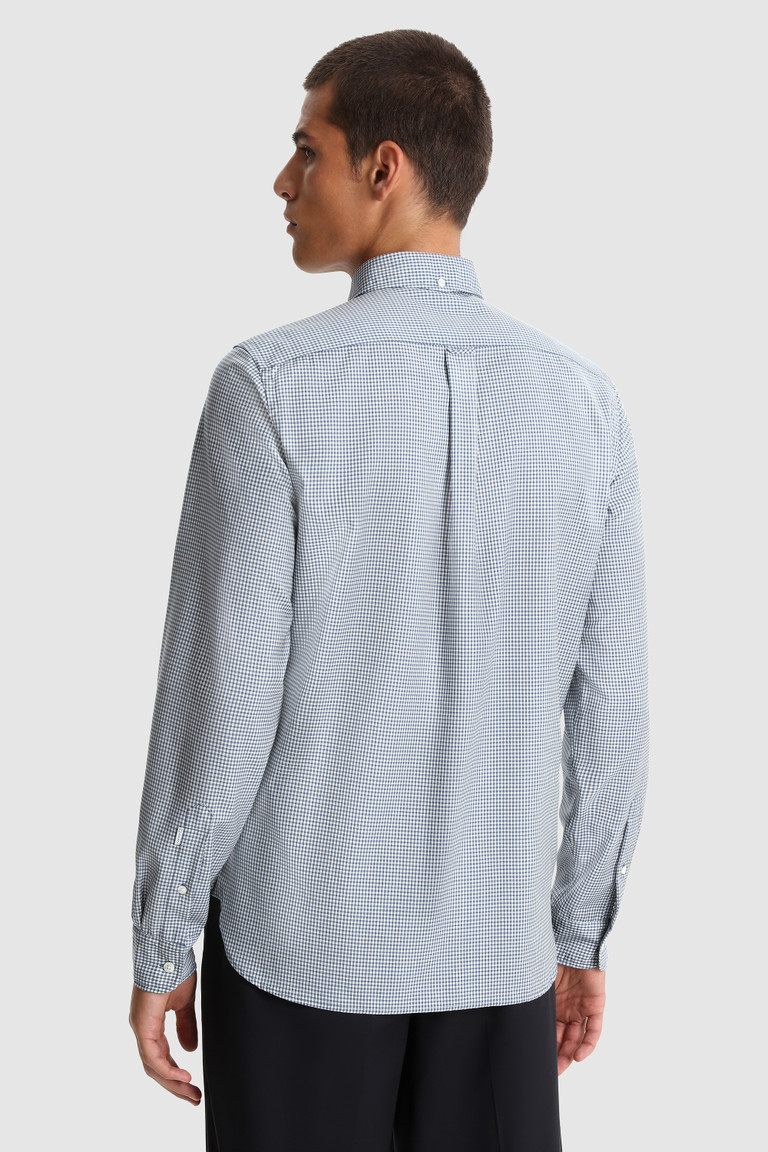 Light Blue Woolrich Merino Light Cool Wool Men's Shirts | 2375109-QO