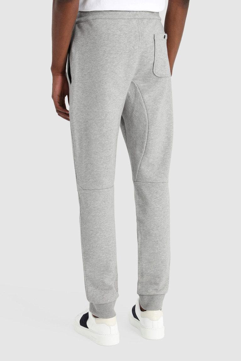 Light Grey Woolrich Fleece Organic Cotton Sport Men's Pants | 5138926-RQ