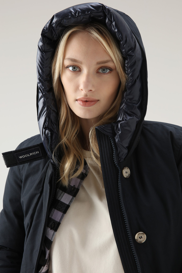 Navy Woolrich Arctic In Ramar Cloth Women's Parka Jackets | 2357894-PU