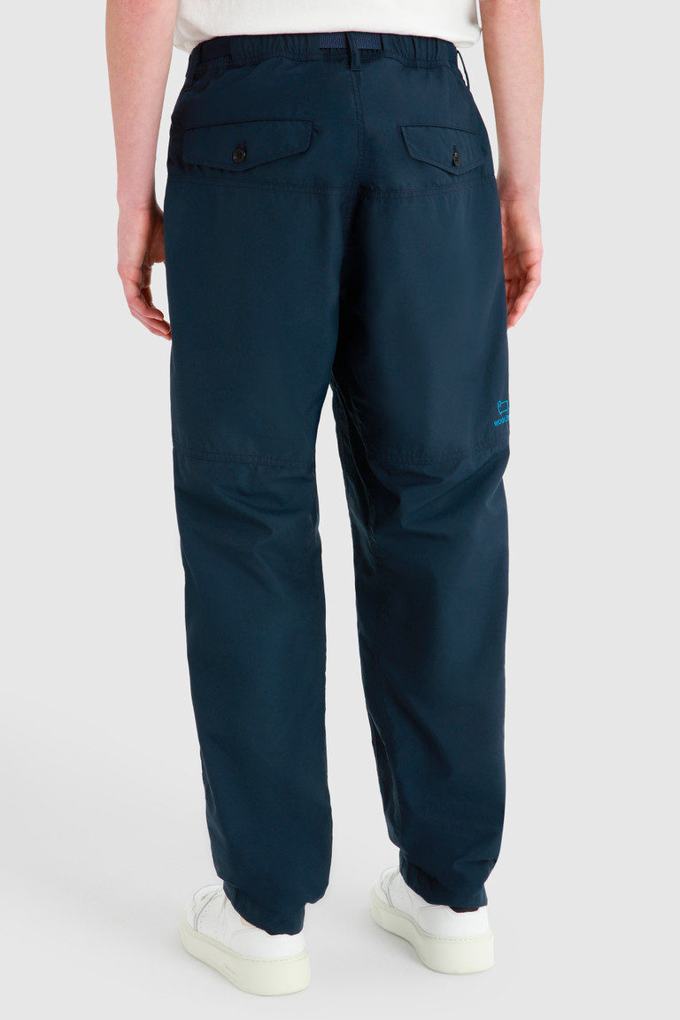 Navy Woolrich Brook Line Men's Pants | 8461790-NS