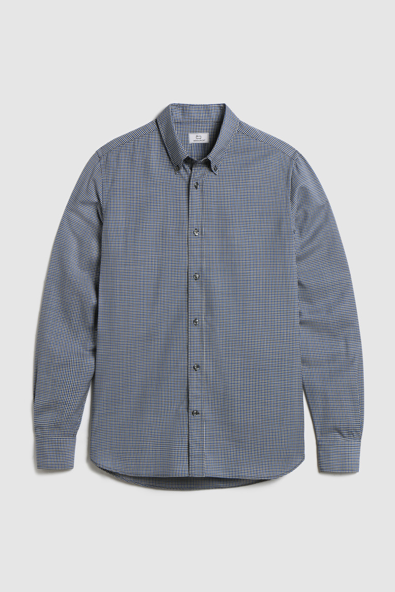 Navy Woolrich Merino Cool Wool Men's Shirts | 1283475-AP