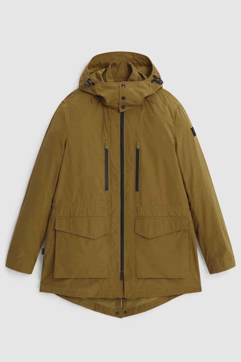 Olive Woolrich Arrowood 2-In-1 Men's Coats | 0318657-GK