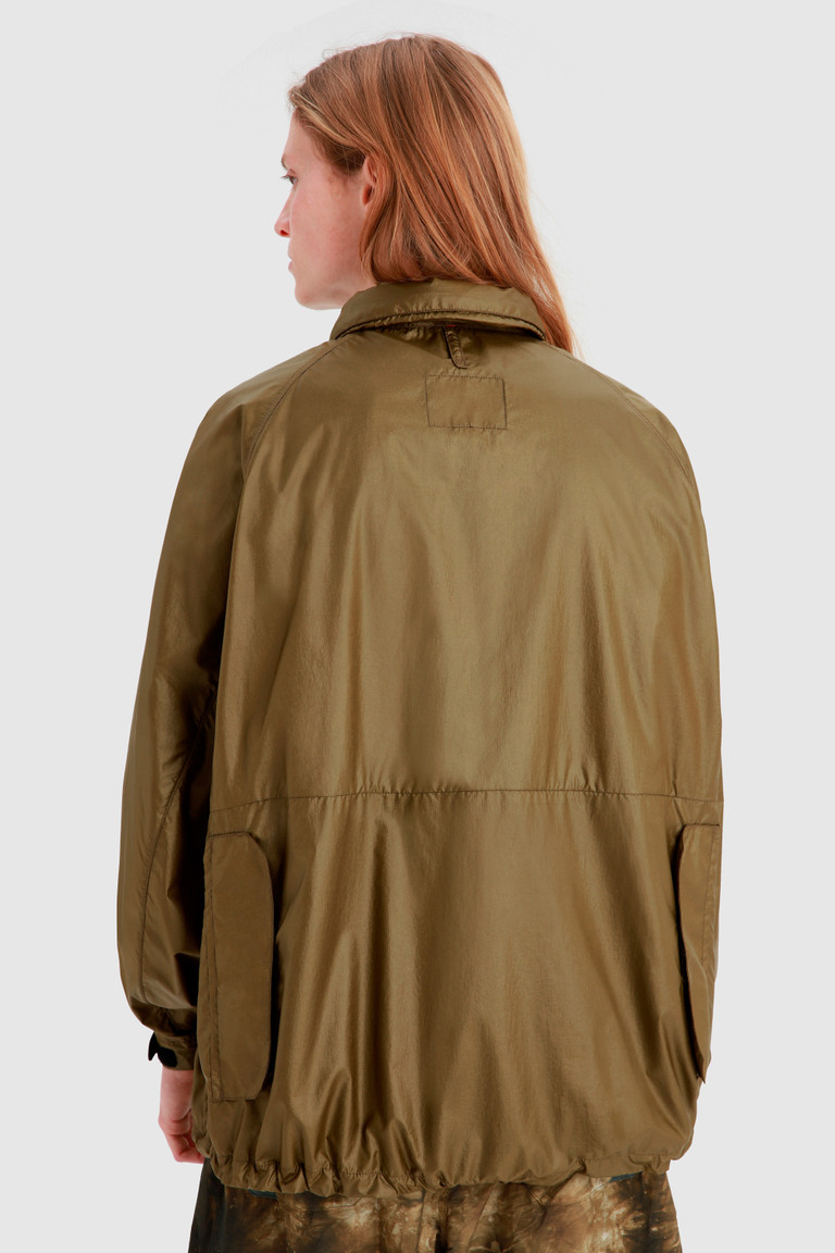 Olive Woolrich Fisherman Anorak In Pertex Quantum Women's Jackets | 8029537-CH