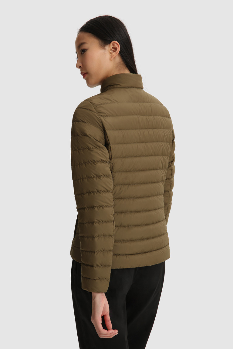 Olive Woolrich Hibiscus Women's Down Jackets | 7150634-AX