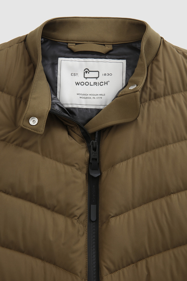 Olive Woolrich Juniata With Chevron Padding Women's Vest | 0628739-AI