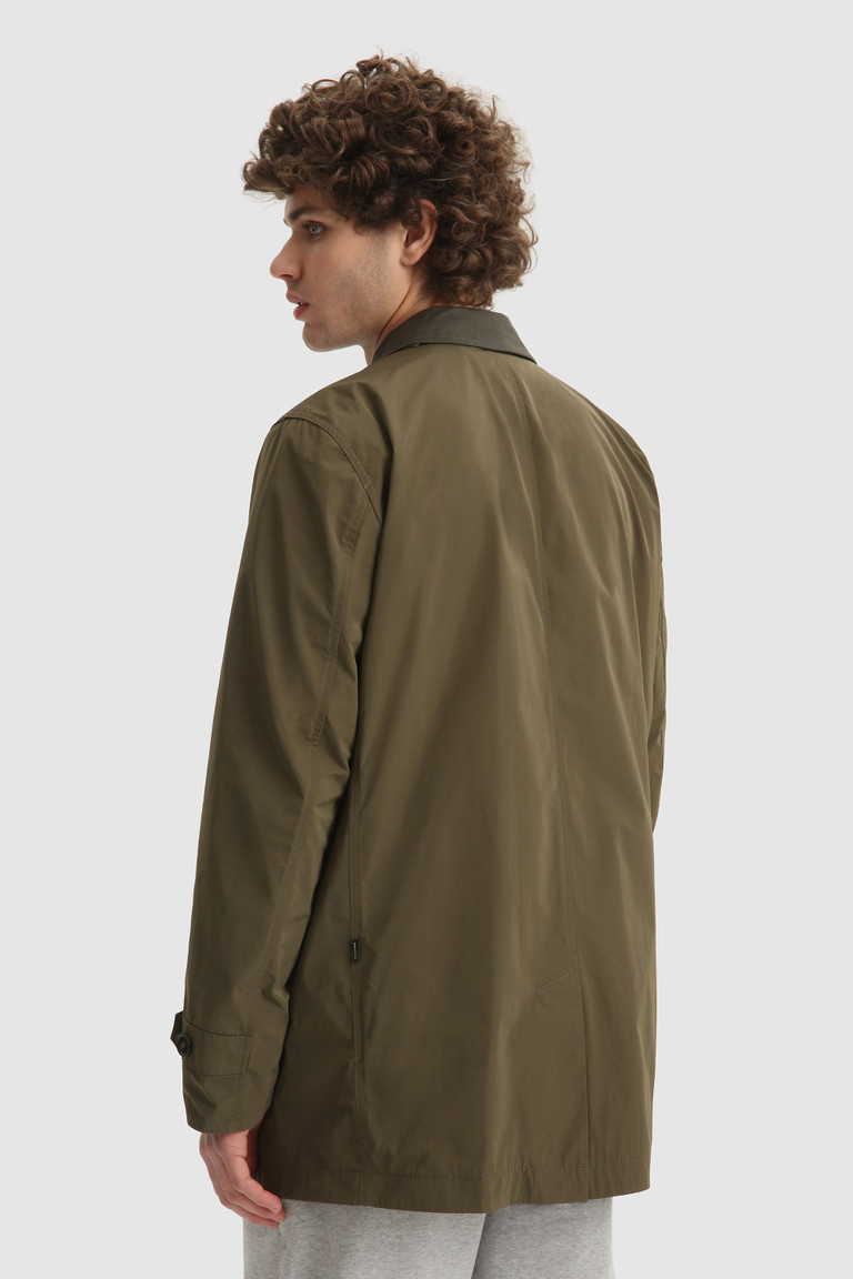 Olive Woolrich Lightweight City Men's Parka Jackets | 8194523-JT