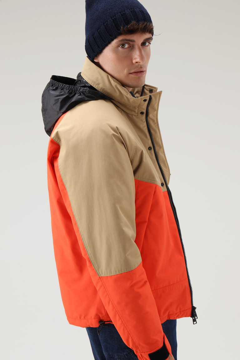 Orange / Brown Woolrich Himalayan With Packable Hood Men's Jackets | 8129607-CG