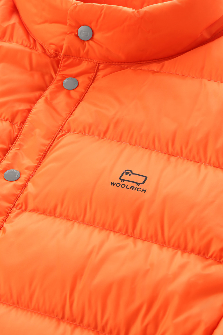 Orange Woolrich Recycled Nylon With Detachable Sleeves Men's Down Jackets | 3592867-KE