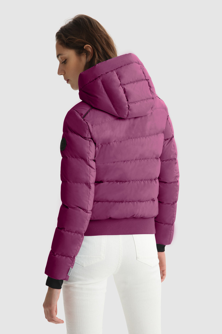 Purple Woolrich Gore-Tex Infinium Tacony Bomber Women's Jackets | 0683275-RY