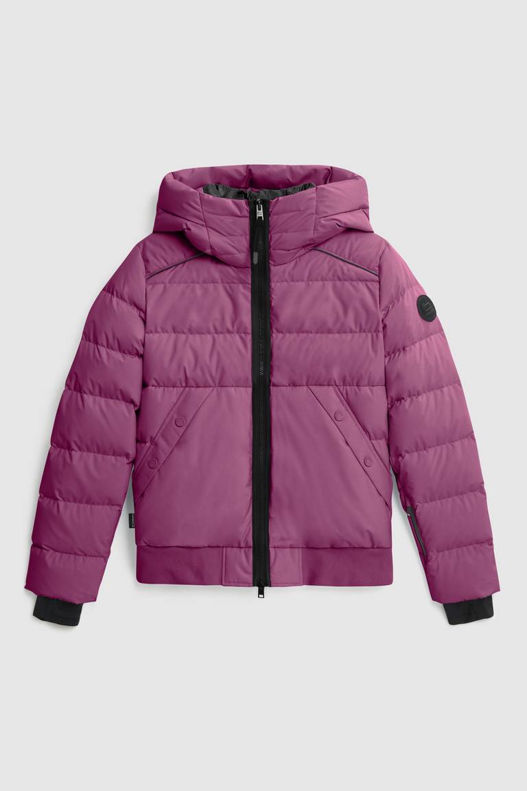 Purple Woolrich Gore-Tex Infinium Tacony Bomber Women's Jackets | 0683275-RY