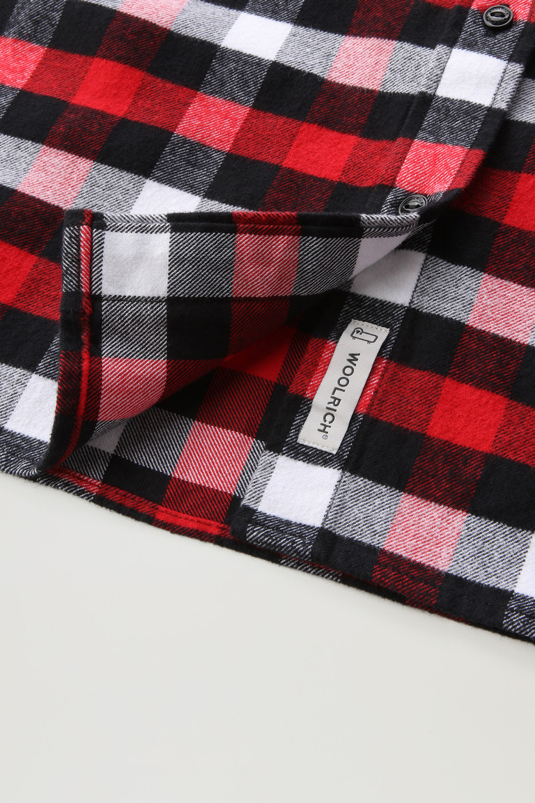 Red Woolrich Traditional Buffalo Check Flannel Women's Shirts | 5084937-MB