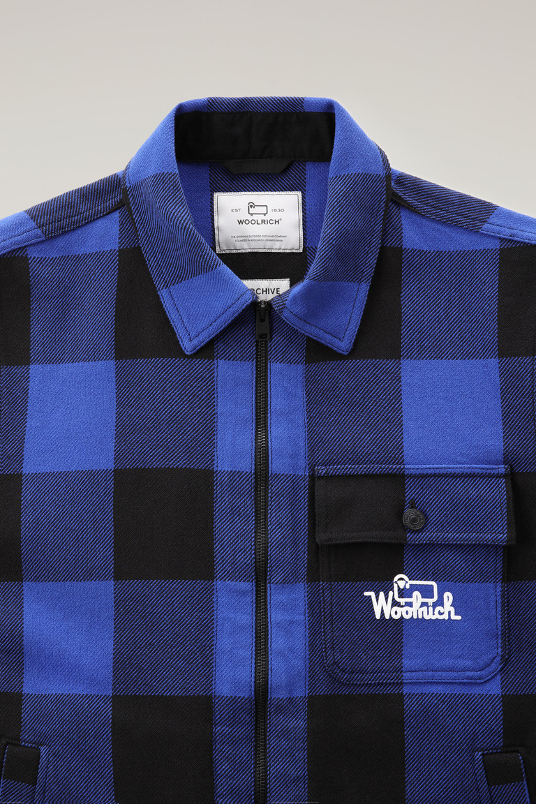 Royal Woolrich Timber Flannel Check Overshirt Men's Jackets | 9813706-QJ