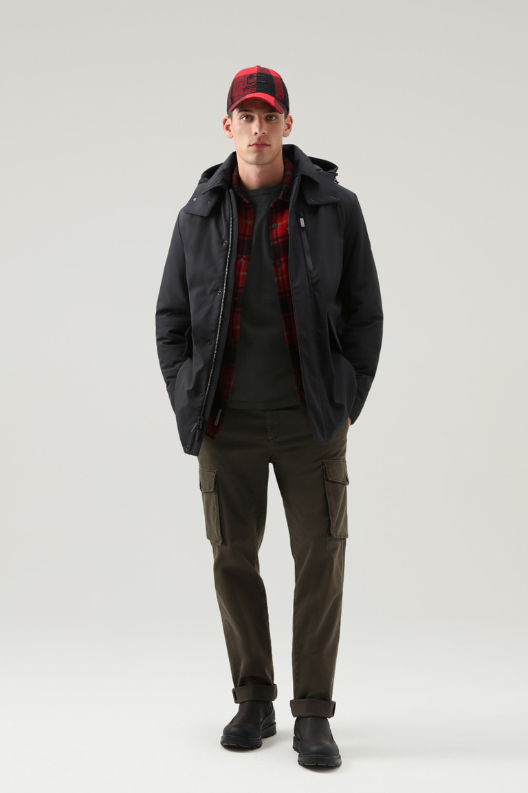 Black Woolrich Barrow Mac Softshell Men's Jackets | 6452913-XI