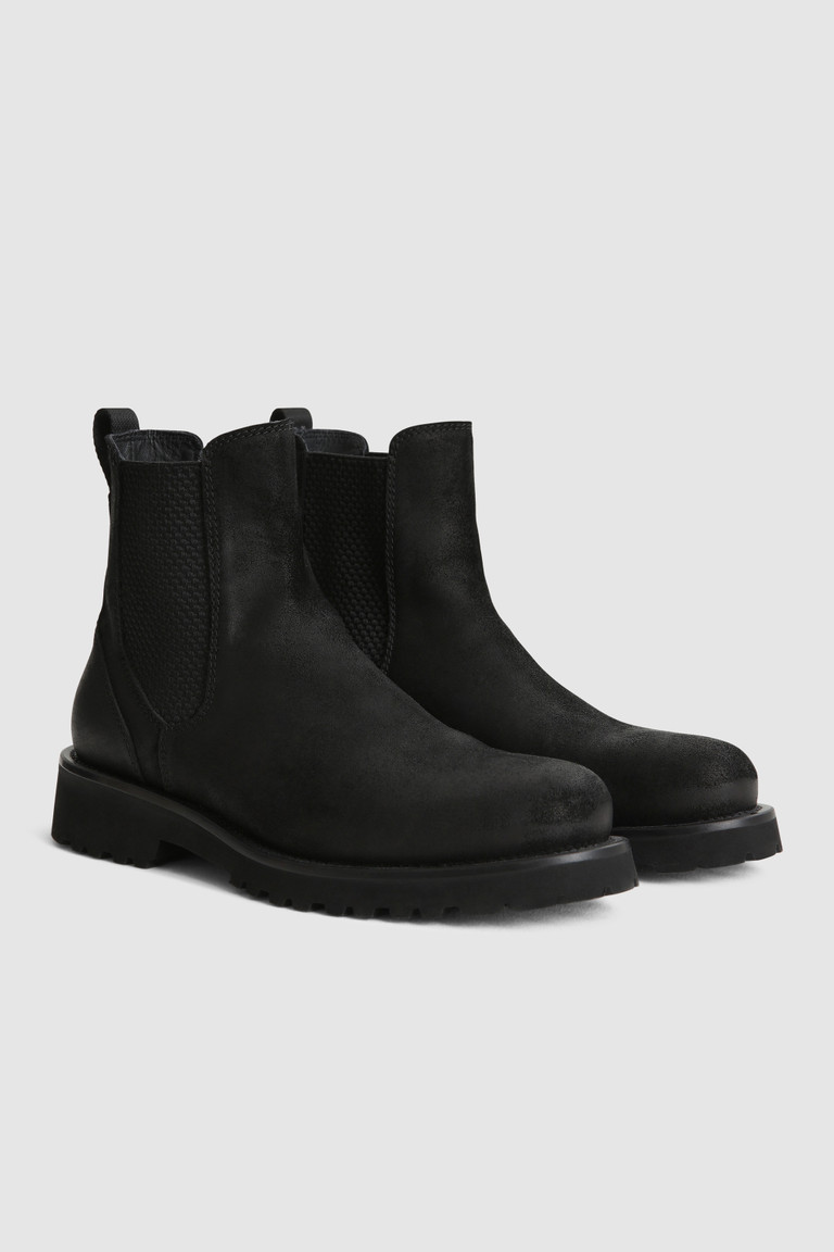 Black Woolrich Chelsea Men's Boots | 7056128-IJ