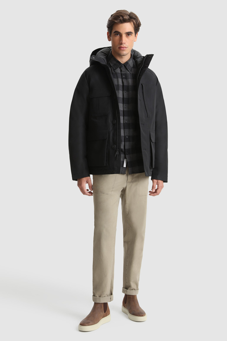 Black Woolrich Gore-Tex Mountain Men's Jackets | 6159438-VY