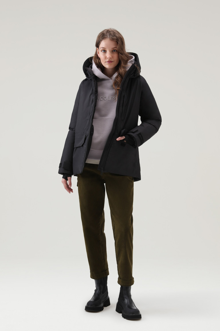 Black Woolrich Harveys Waterproof In Pertex Revolve Women's Jackets | 8153490-GP