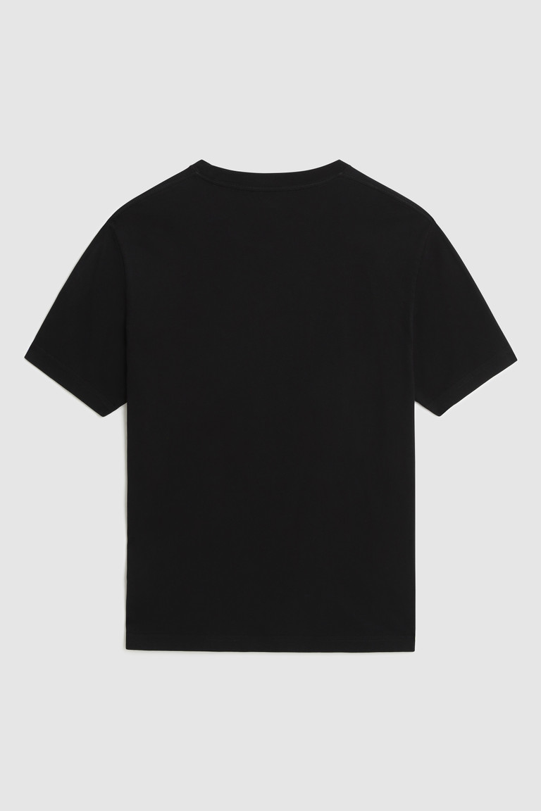 Black Woolrich Manifesto Men's T Shirts | 0764583-BV