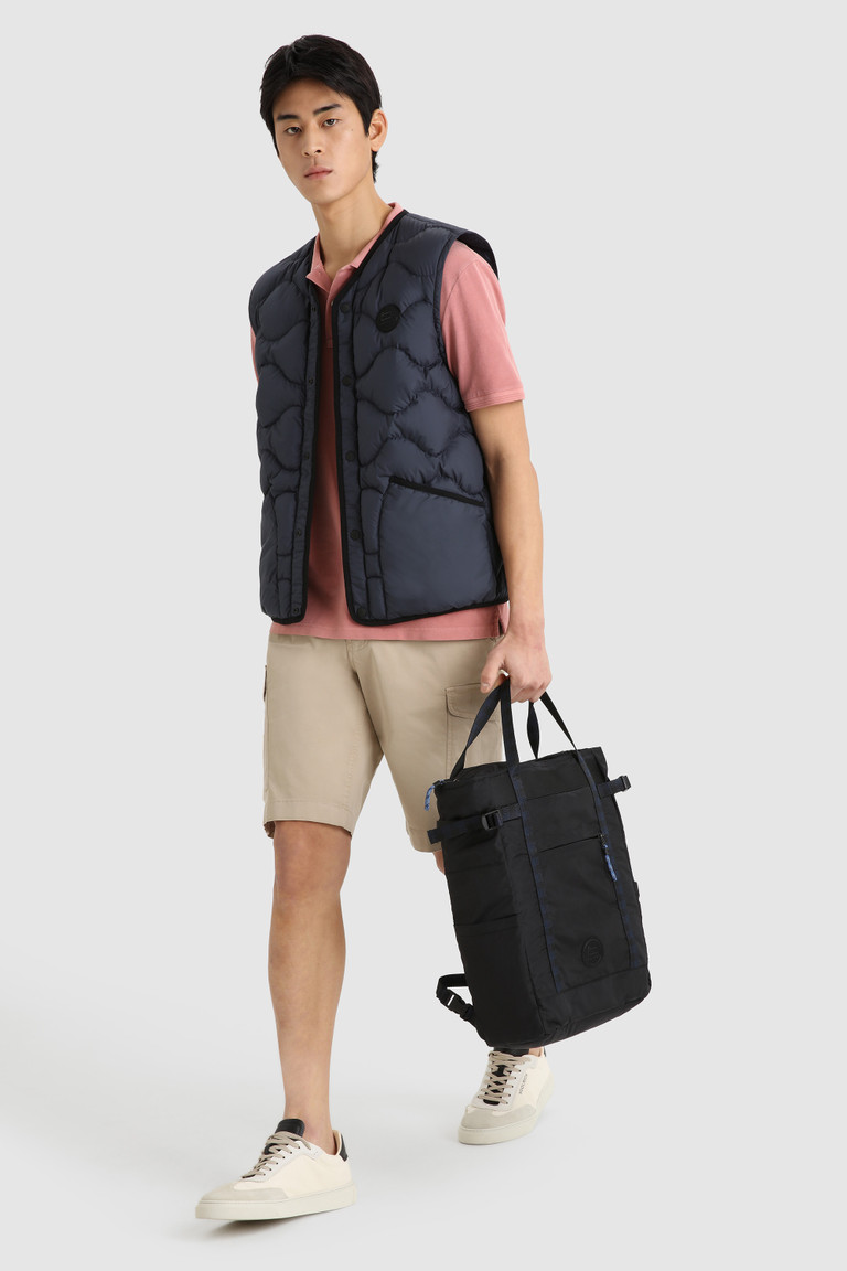 Blue Woolrich Sierra Quilted Men's Vest | 8317042-PC