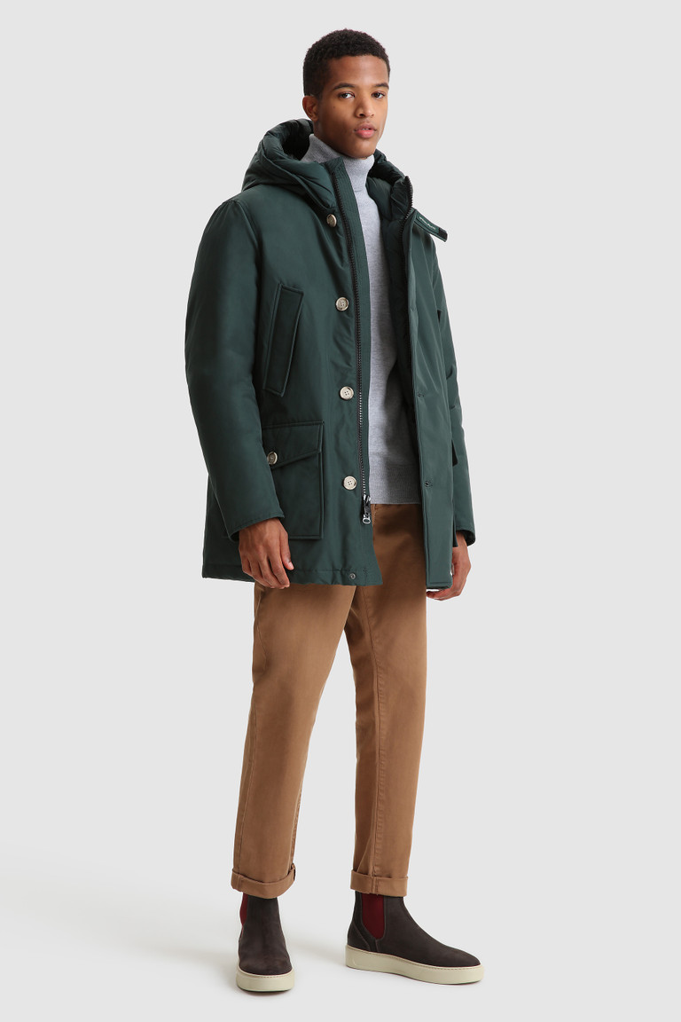 Green Woolrich Arctic In Ramar With Protective Hood Men's Parka Jackets | 1870925-KD