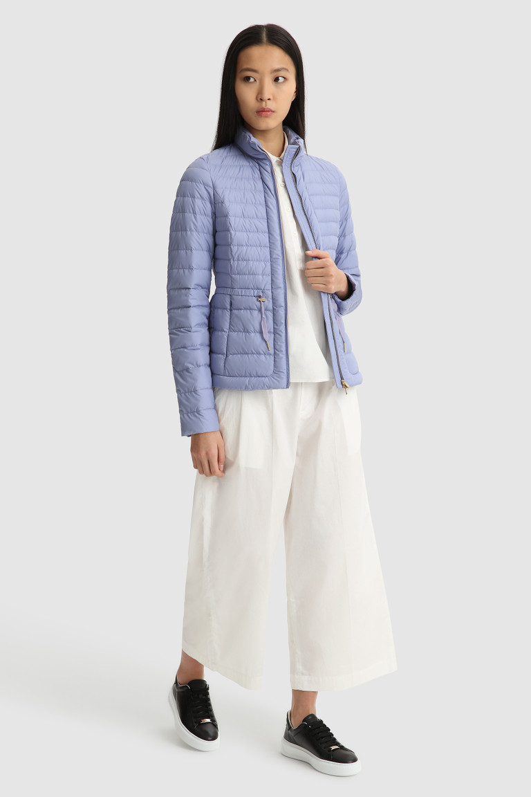 Light Azure Woolrich Hibiscus Quilted Women's Down Jackets | 7320645-BY