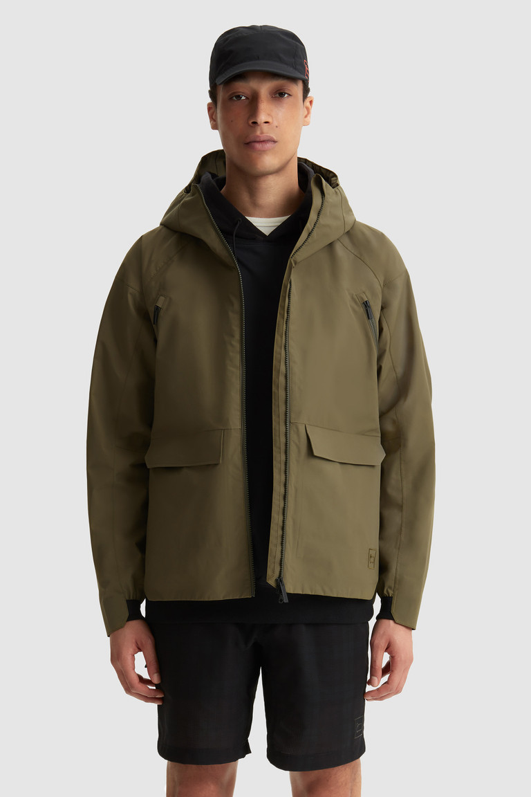 Olive Woolrich Blue Ridge Packable Men's Jackets | 2867543-UZ