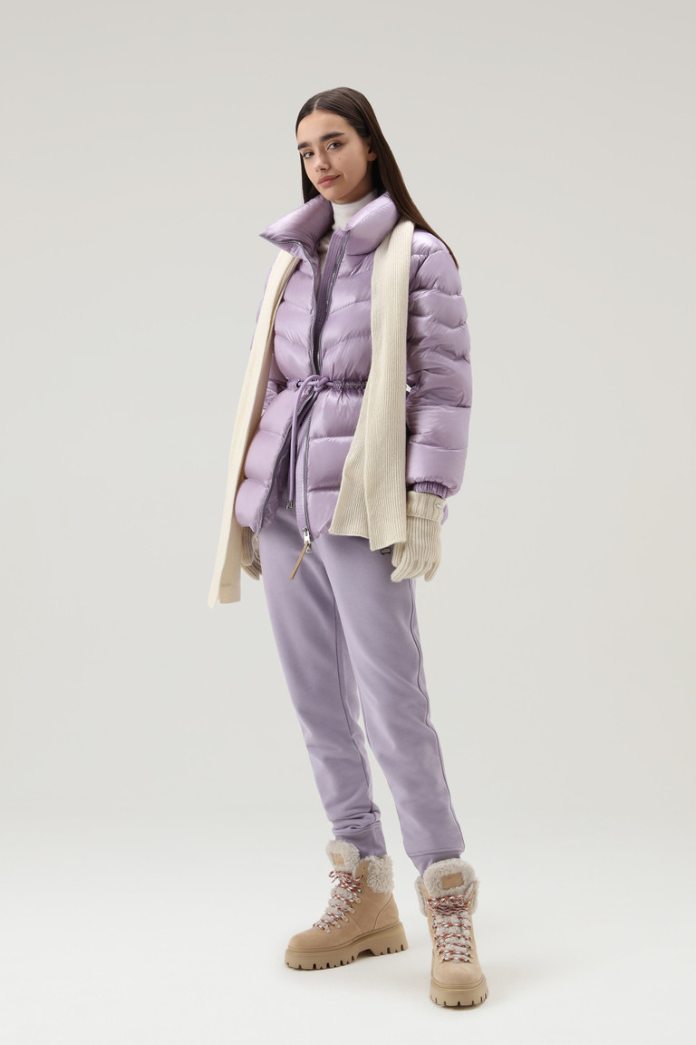 Purple Woolrich Aliquippa Silky With A Drawstring Waist Women's Down Jackets | 4036879-TY