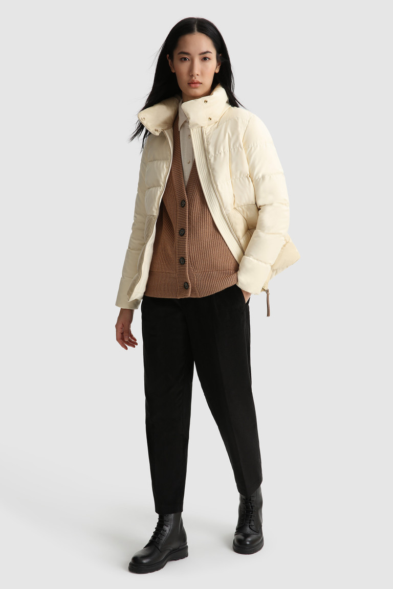 White Woolrich Luxe Puffy Women's Down Jackets | 5108764-DF